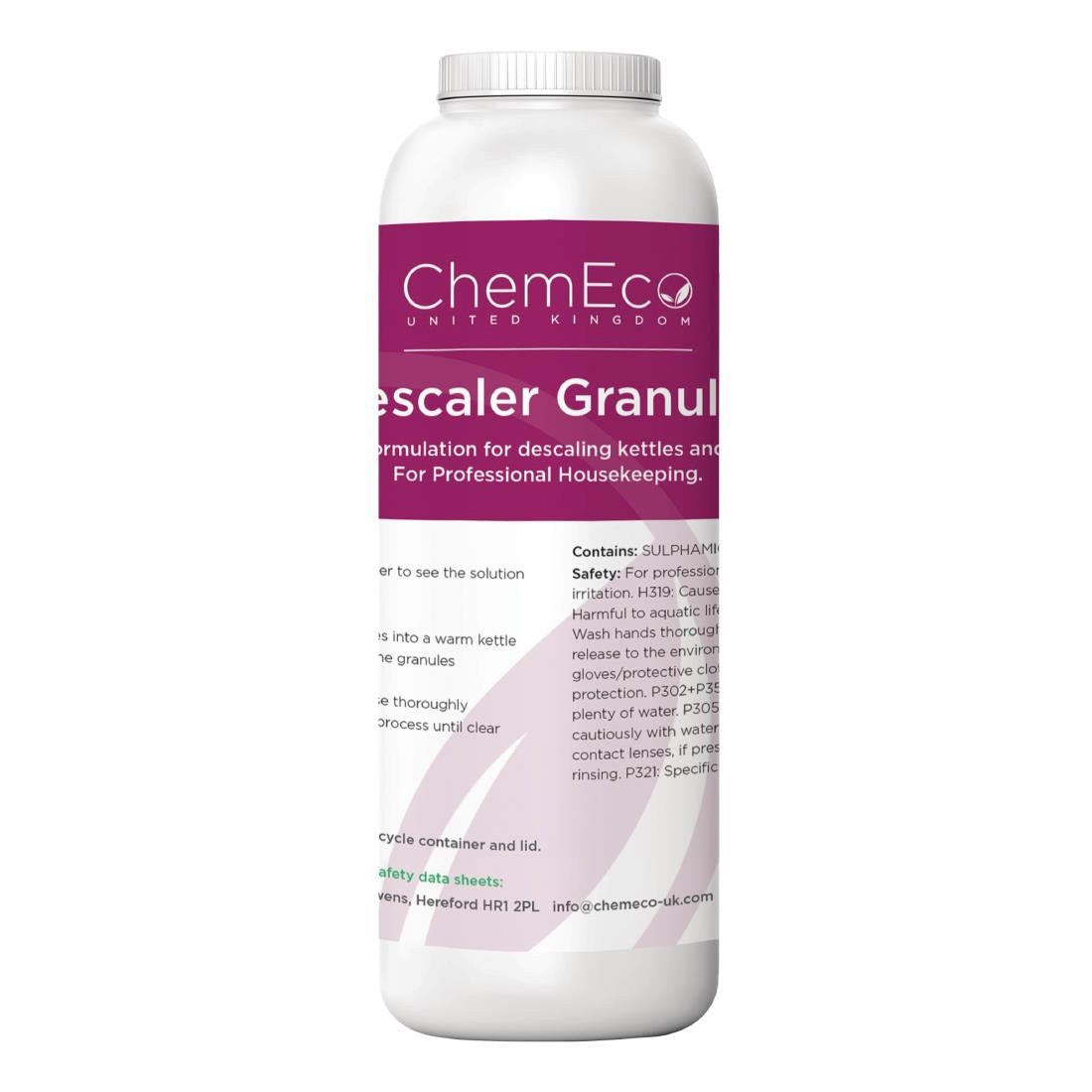 CX950 ChemEco Descaler Granules 500g JD Catering Equipment Solutions Ltd