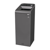 CX978 Rubbermaid Configure Recycling Bin with General Waste Label Black 57L JD Catering Equipment Solutions Ltd