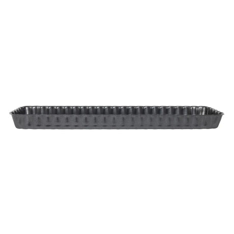 CY117 De Buyer Non-Stick Rectangular Tart Mould With Removable Base 36 cm - JD Catering Equipment Solutions Ltd