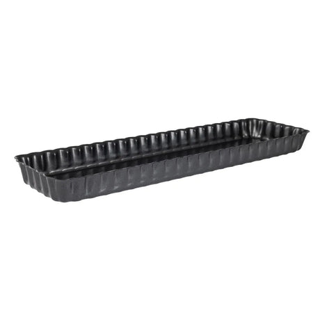 CY117 De Buyer Non-Stick Rectangular Tart Mould With Removable Base 36 cm - JD Catering Equipment Solutions Ltd