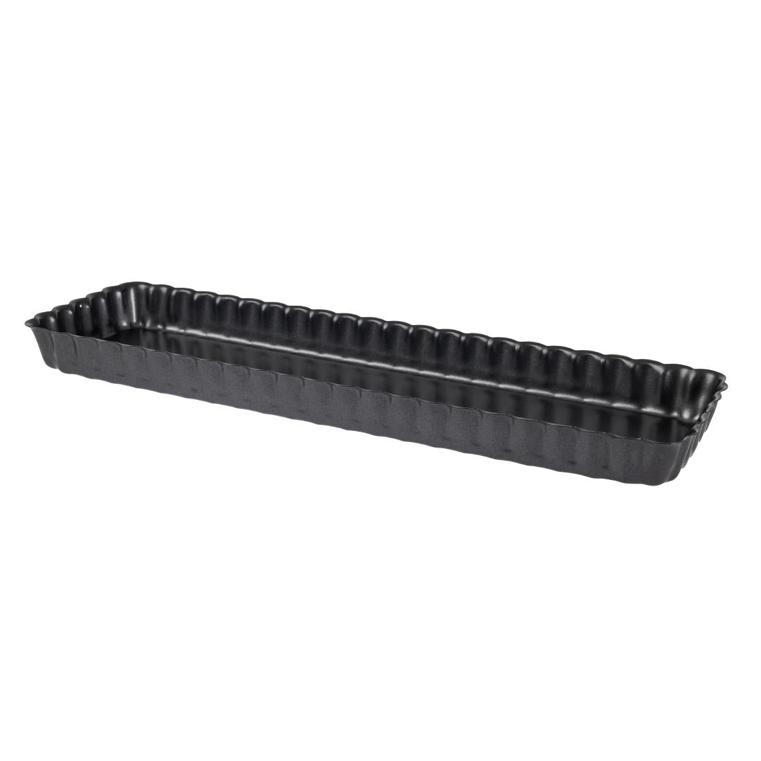 CY117 De Buyer Non-Stick Rectangular Tart Mould With Removable Base 36 cm JD Catering Equipment Solutions Ltd
