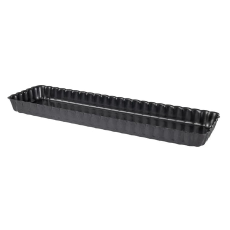 CY117 De Buyer Non-Stick Rectangular Tart Mould With Removable Base 36 cm - JD Catering Equipment Solutions Ltd