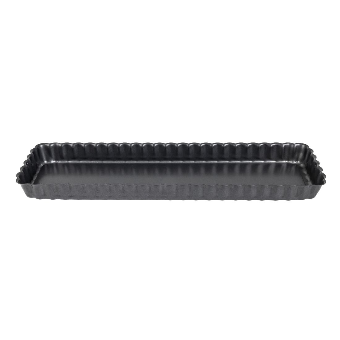 CY117 De Buyer Non-Stick Rectangular Tart Mould With Removable Base 36 cm JD Catering Equipment Solutions Ltd