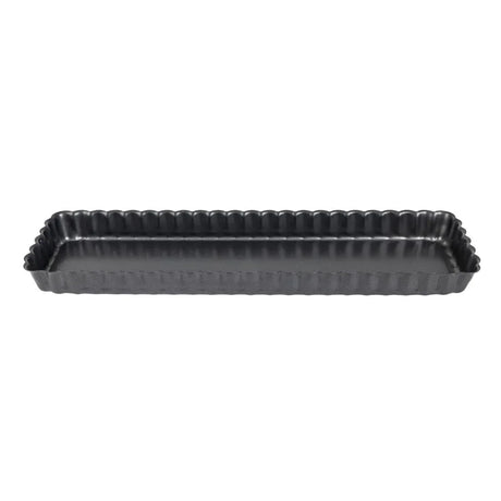 CY117 De Buyer Non-Stick Rectangular Tart Mould With Removable Base 36 cm - JD Catering Equipment Solutions Ltd