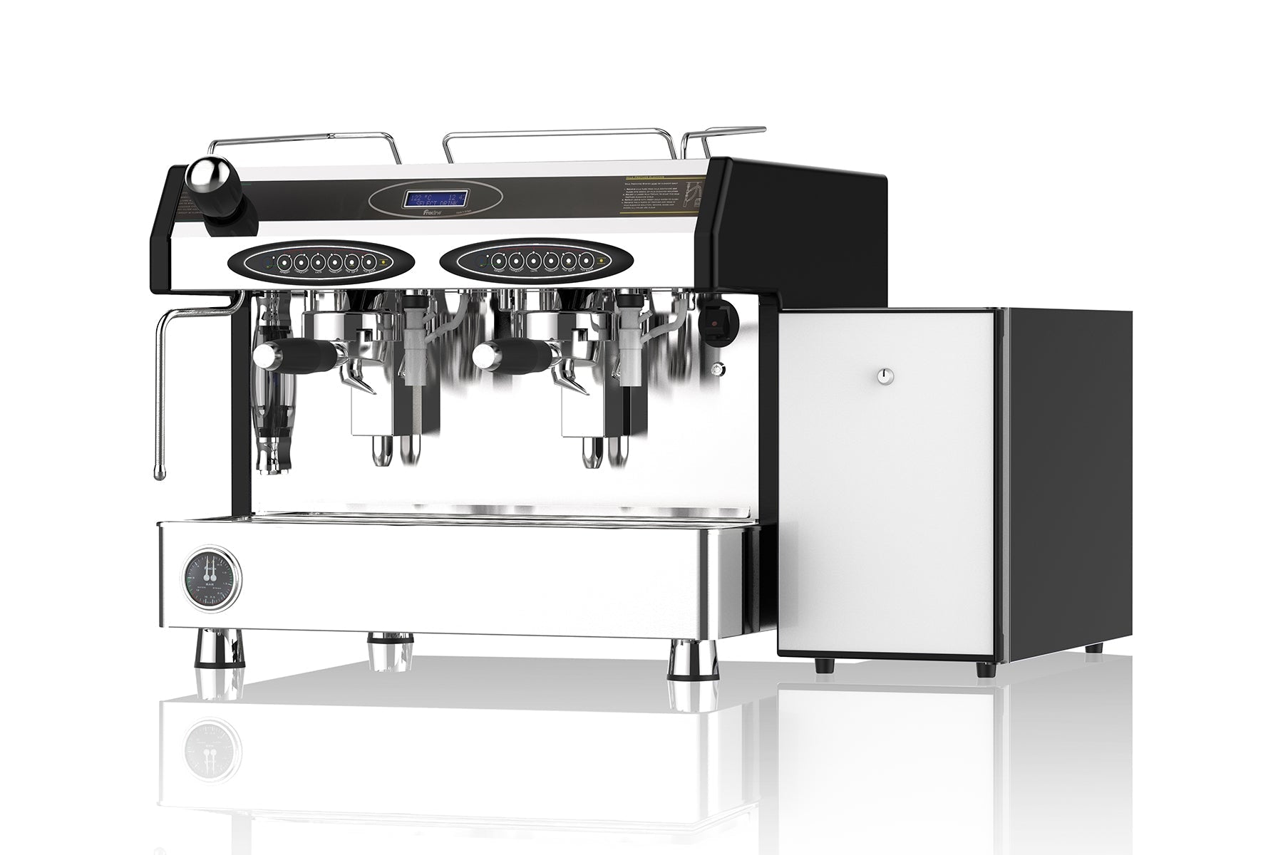 CY134 Fracino Velocino2 Espresso Coffee Machine with Fridge JD Catering Equipment Solutions Ltd