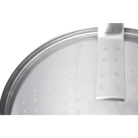 CY493 DeBuyer Stainless Steel Conical Colander With Hook 28cm JD Catering Equipment Solutions Ltd