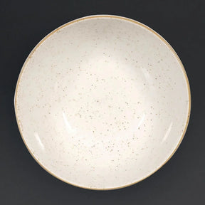 CY735 Churchill Stonecast Noodle Bowl Barley White 183mm (Pack of 6) - JD Catering Equipment Solutions Ltd