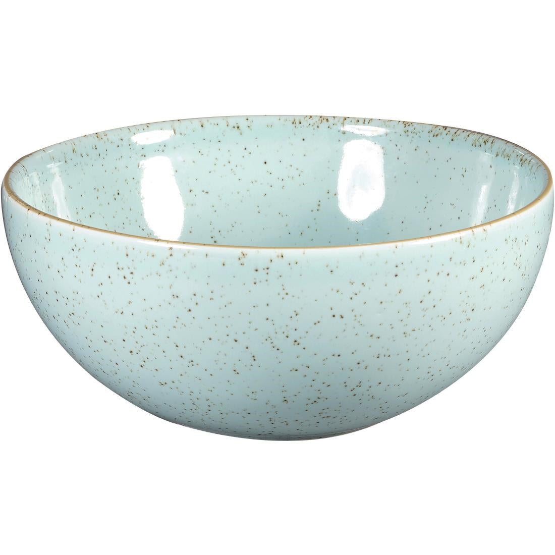 CY736 Churchill Stonecast Noodle Bowl Duck Egg Blue 183mm (Pack of 6) JD Catering Equipment Solutions Ltd