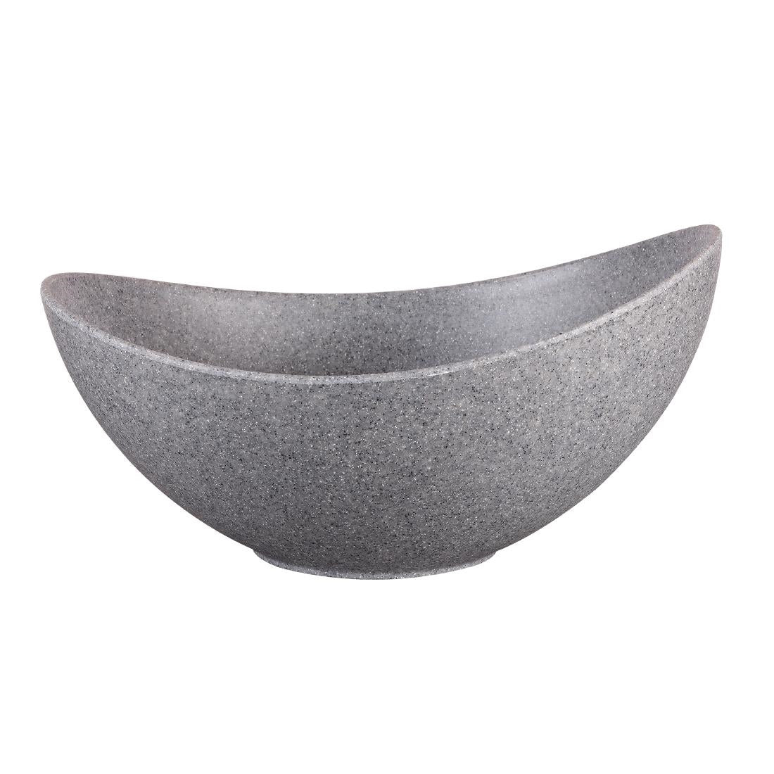 CY770 Churchill  Melamine Moonstone Bowl Granite 355mm (Pack of 2) JD Catering Equipment Solutions Ltd