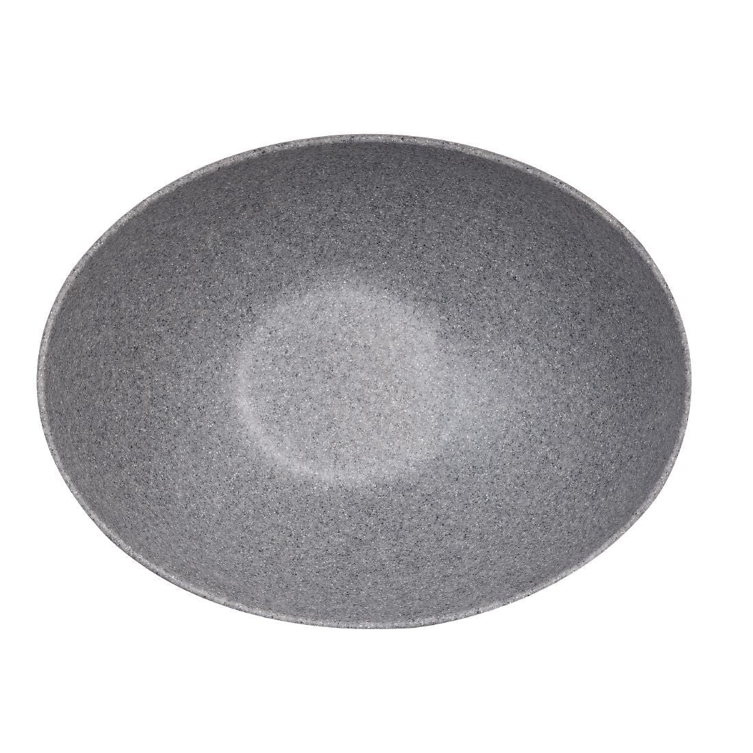CY770 Churchill  Melamine Moonstone Bowl Granite 355mm (Pack of 2) JD Catering Equipment Solutions Ltd