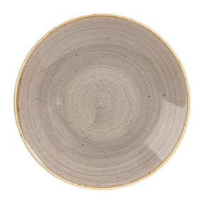 CY826 Churchill Stonecast Deep Coupe Plates Grey 255mm (Pack of 12) - JD Catering Equipment Solutions Ltd