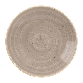 CY827 Churchill Stonecast Deep Coupe Plates Grey 225mm (Pack of 12) - JD Catering Equipment Solutions Ltd