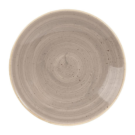 CY827 Churchill Stonecast Deep Coupe Plates Grey 225mm (Pack of 12) JD Catering Equipment Solutions Ltd