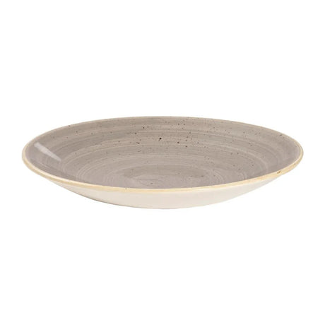 CY827 Churchill Stonecast Deep Coupe Plates Grey 225mm (Pack of 12) - JD Catering Equipment Solutions Ltd