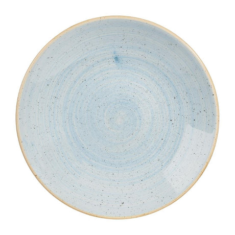 CY830 Churchill Stonecast Deep Coupe Plates Duck Egg Blue 281mm (Pack of 12) JD Catering Equipment Solutions Ltd