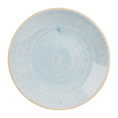 CY831 Churchill Stonecast Deep Coupe Plates Duck Egg Blue 255mm (Pack of 12) JD Catering Equipment Solutions Ltd