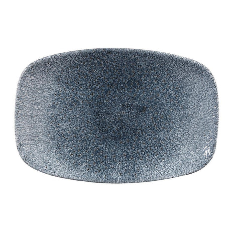 CY903 Churchill Studio Prints Raku Rectangular Plate Topaz Blue 237mm (Pack of 12) JD Catering Equipment Solutions Ltd