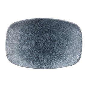 CY903 Churchill Studio Prints Raku Rectangular Plate Topaz Blue 237mm (Pack of 12) - JD Catering Equipment Solutions Ltd