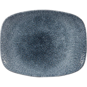 CY904 Churchill Studio Prints Raku Rectangular Plate Topaz Blue 261mm (Pack of 12) - JD Catering Equipment Solutions Ltd