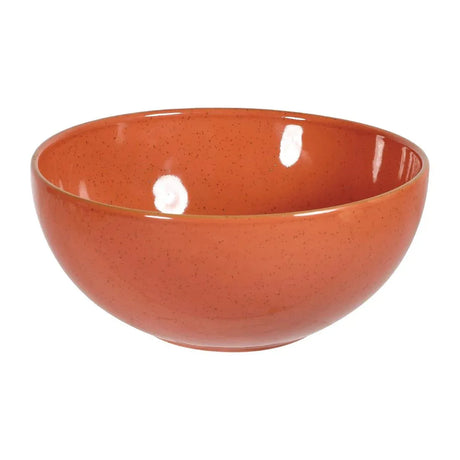 CY942 Churchill Stonecast Noodle Bowls Orange 37.8oz 183mm (Pack of 6) - JD Catering Equipment Solutions Ltd