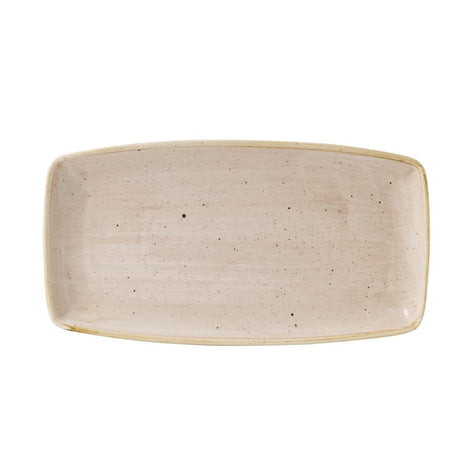 CY960 Churchill Stonecast Oblong Plate Nutmeg 350x185mm  (Pack of 6) JD Catering Equipment Solutions Ltd