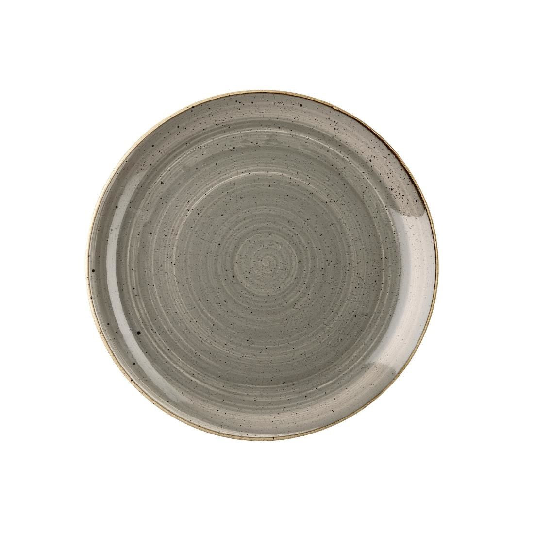 CY965 Churchill Stonecast Coupe Plate Grey 288mm (Pack of 12) JD Catering Equipment Solutions Ltd