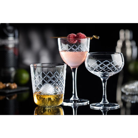 CZ052 Utopia Raffles Diamond Martini Glasses 190ml (Pack of 6) JD Catering Equipment Solutions Ltd