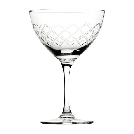 CZ052 Utopia Raffles Diamond Martini Glasses 190ml (Pack of 6) JD Catering Equipment Solutions Ltd