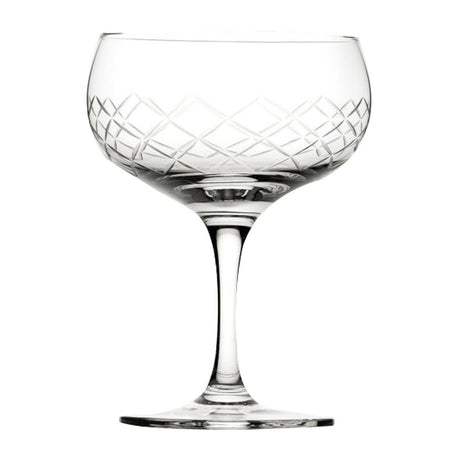 CZ056 Utopia Raffles Diamond Coupe Glasses 160ml (Pack of 6) JD Catering Equipment Solutions Ltd