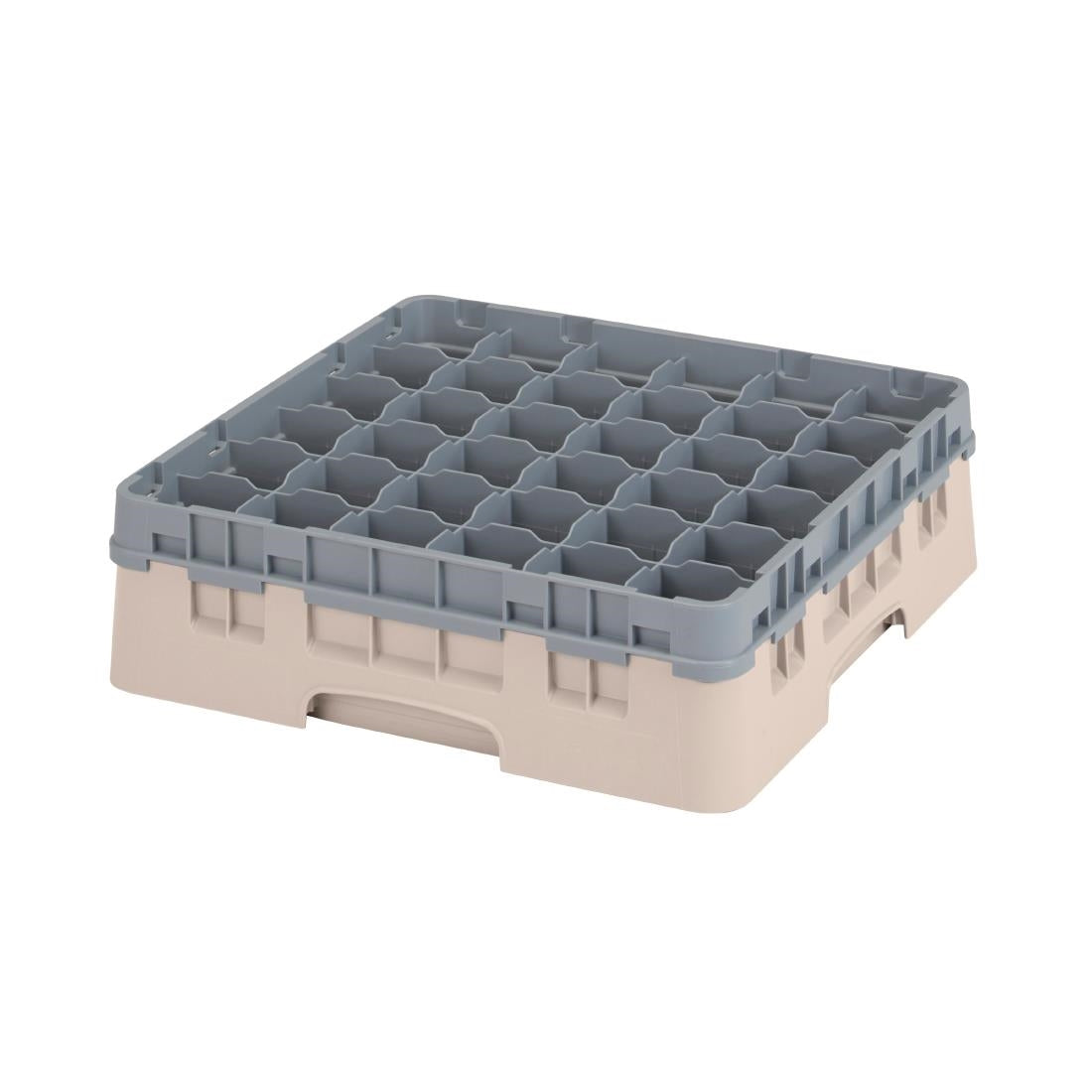 CZ104 Cambro Camrack Beige 36 Compartments Max Glass Height 279mm JD Catering Equipment Solutions Ltd