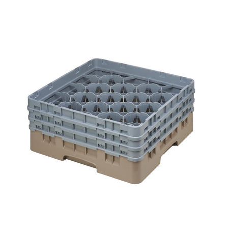 CZ105 Cambro Camrack Beige 36 Compartments Max Glass Height 273mm JD Catering Equipment Solutions Ltd