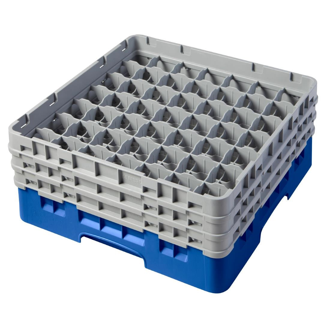 CZ119 Cambro Camrack Blue 49 Compartments Max Glass Height 174mm JD Catering Equipment Solutions Ltd