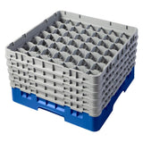 CZ121 Cambro Camrack Blue 49 Compartments Max Glass Height 258mm JD Catering Equipment Solutions Ltd