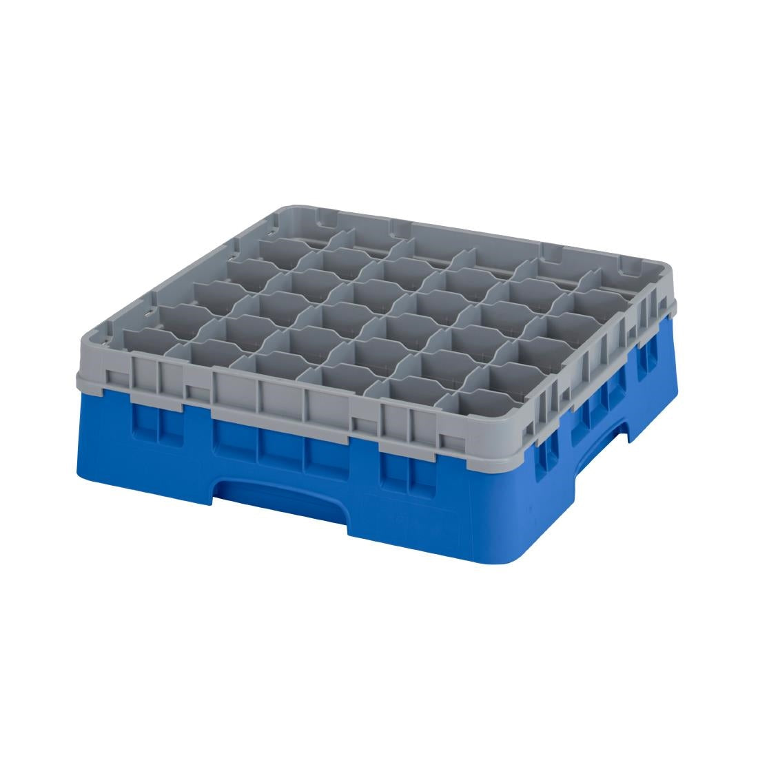 CZ123 Cambro Camrack Blue 36 Compartments Max Glass Height 279mm JD Catering Equipment Solutions Ltd