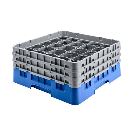 CZ125 Cambro Camrack Blue 36 Compartments Max Glass Height 156mm JD Catering Equipment Solutions Ltd