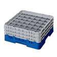 CZ126 Cambro Camrack Blue 36 Compartments Max Glass Height 174mm JD Catering Equipment Solutions Ltd