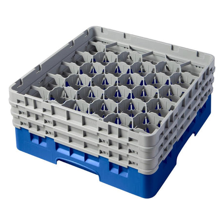 CZ135 Cambro Camrack Blue 30 Compartments Max Glass Height 174mm JD Catering Equipment Solutions Ltd