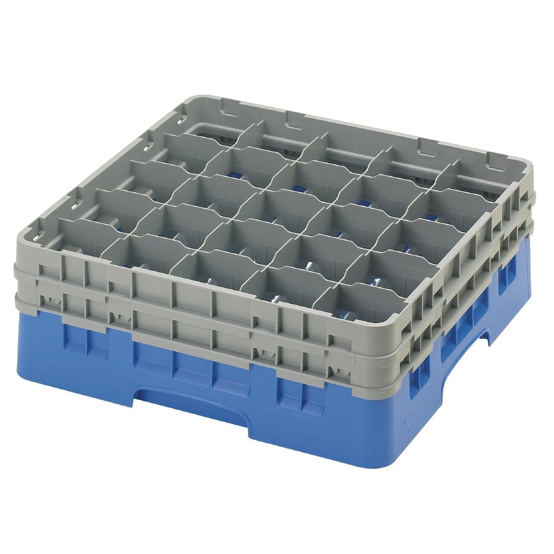 CZ142 Cambro Camrack Blue 25 Compartments Max Glass Height 156mm JD Catering Equipment Solutions Ltd