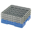 CZ143 Cambro Camrack Blue 25 Compartments Max Glass Height 174mm JD Catering Equipment Solutions Ltd