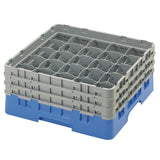 CZ143 Cambro Camrack Blue 25 Compartments Max Glass Height 174mm JD Catering Equipment Solutions Ltd