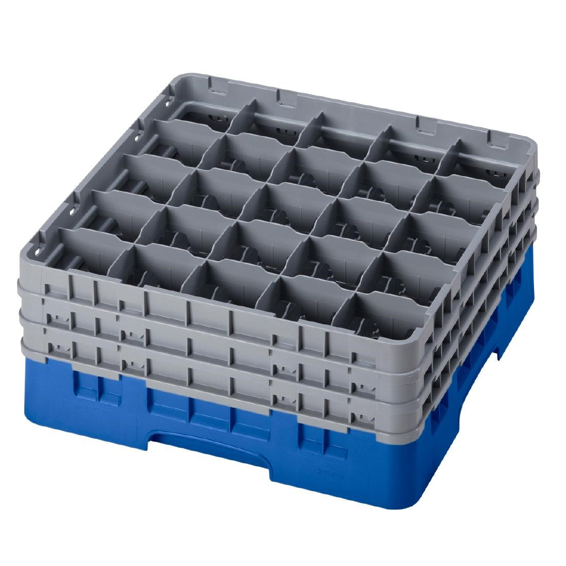 CZ144 Cambro Camrack Blue 25 Compartments Max Glass Height 197mm JD Catering Equipment Solutions Ltd