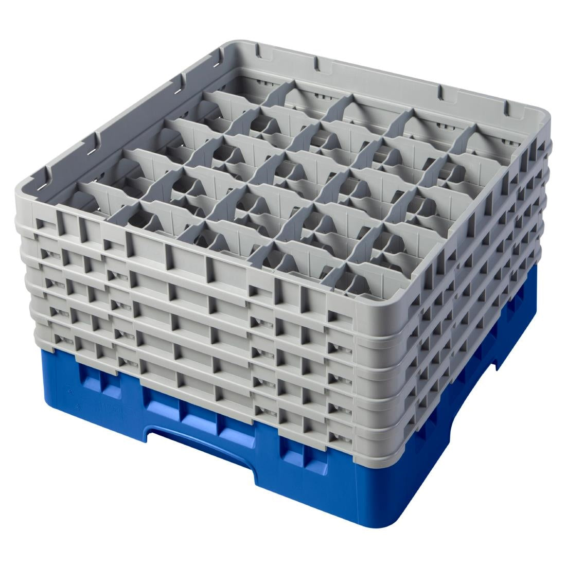 CZ147 Cambro Camrack Blue 25 Compartments Max Glass Height 258mm JD Catering Equipment Solutions Ltd