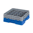 CZ151 Cambro Camrack Blue 20 Compartments Max Glass Height 133mm JD Catering Equipment Solutions Ltd