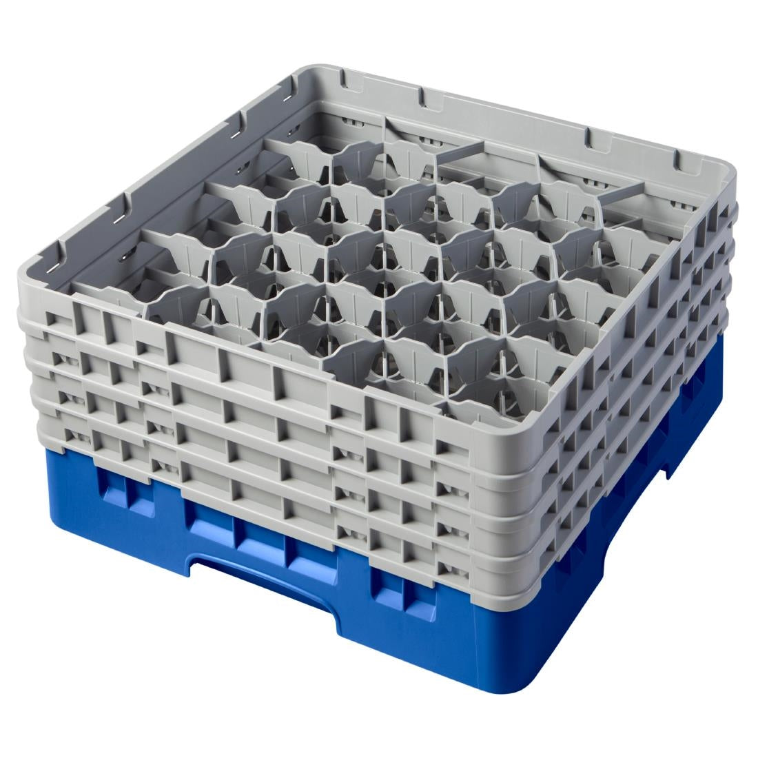 CZ155 Cambro Camrack Blue 20 Compartments Max Glass Height 215mm JD Catering Equipment Solutions Ltd