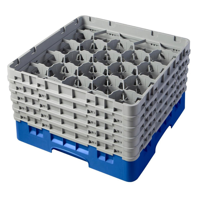 CZ157 Cambro Camrack Blue 20 Compartments Max Glass Height 258mm JD Catering Equipment Solutions Ltd