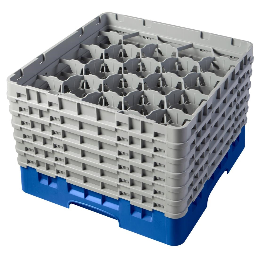 CZ159 Cambro Camrack Blue 20 Compartments Max Glass Height 298mm JD Catering Equipment Solutions Ltd