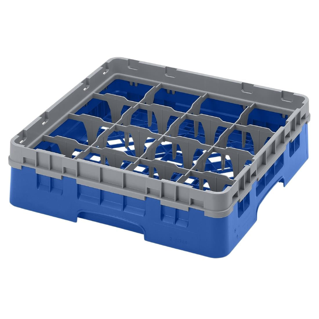 CZ160 Cambro Camrack Blue 16 Compartments Max Glass Height 92mm JD Catering Equipment Solutions Ltd