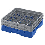 CZ162 Cambro Camrack Blue 16 Compartments Max Glass Height 133mm JD Catering Equipment Solutions Ltd