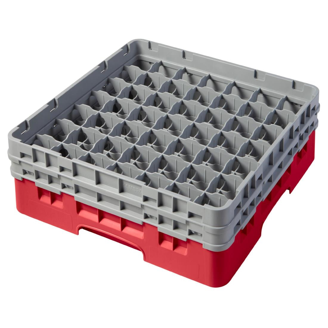 CZ171 Cambro Camrack Red 49 Compartments Max Glass Height 120mm JD Catering Equipment Solutions Ltd