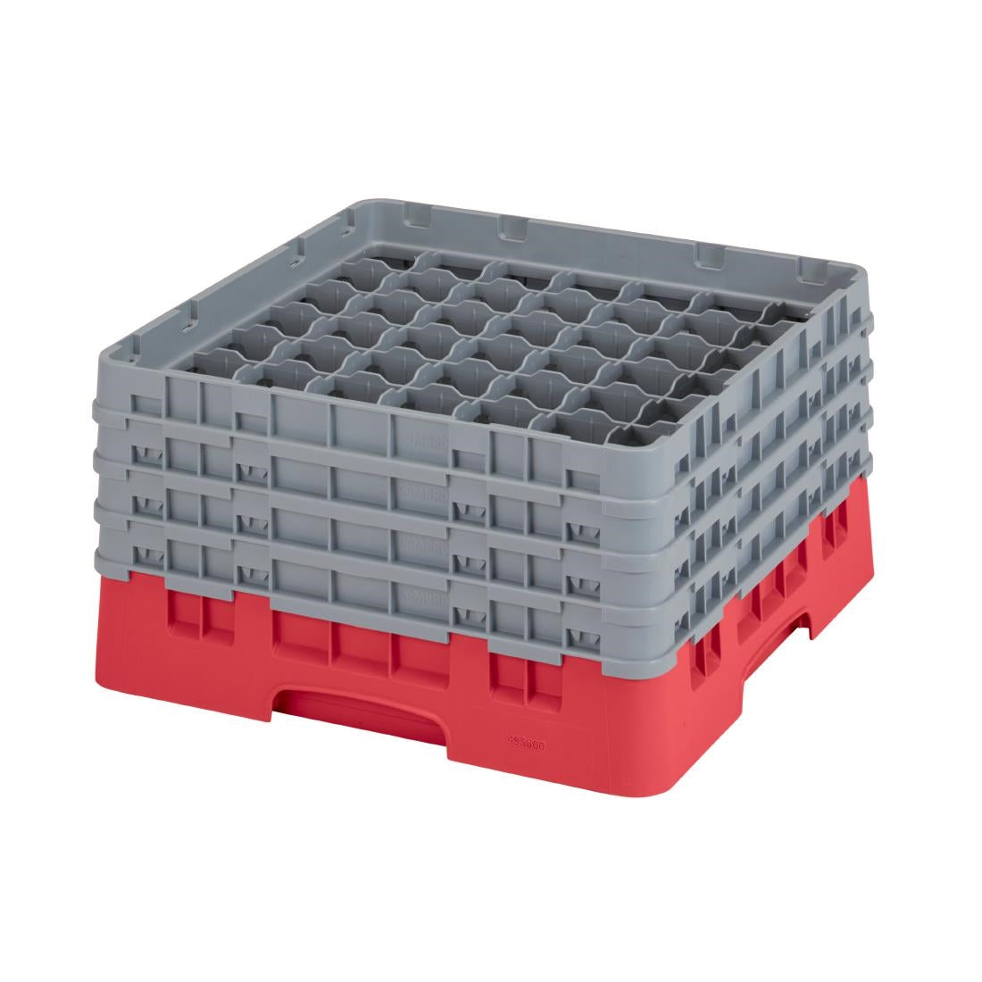 CZ173 Cambro Camrack Red 49 Compartments Max Glass Height 215mm JD Catering Equipment Solutions Ltd